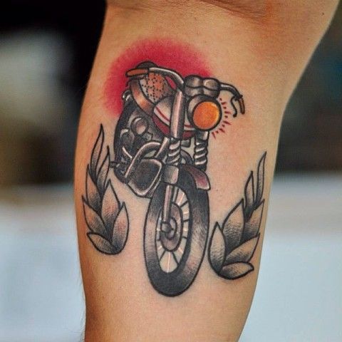 22 Men Motorcycle Tattoo Ideas To Repeat - Styleoholic