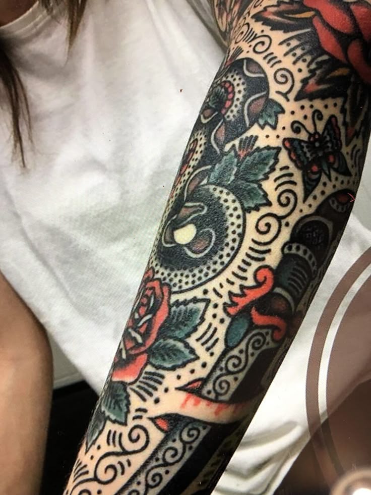 170+ Filler Tattoo Ideas for Guys (2024) Sleeve Fill-Ins