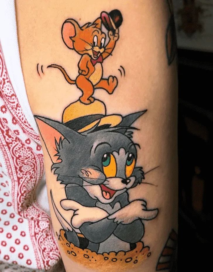 Tom and Jerry Tattoo Design Ideas Images