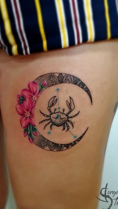 85 Unique Cancer Zodiac Tattoos to Compliment Your Body and Personality -  Tattoo Me Now