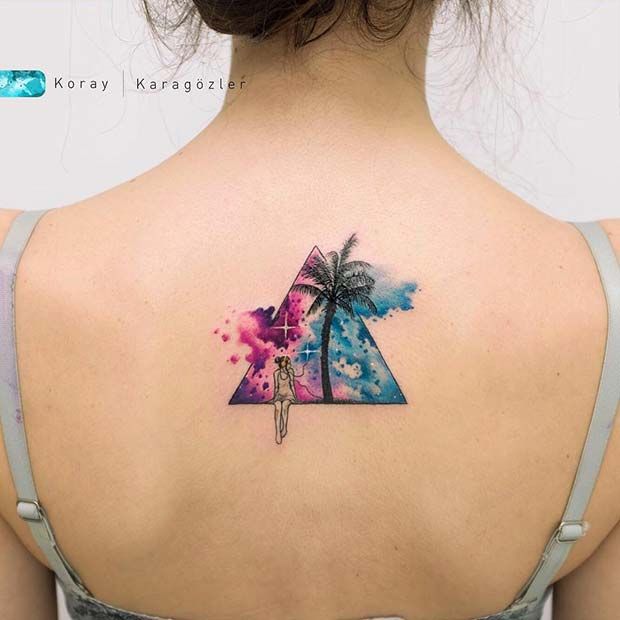 23 Triangle Tattoo Ideas You're Going to Be Obsessed With