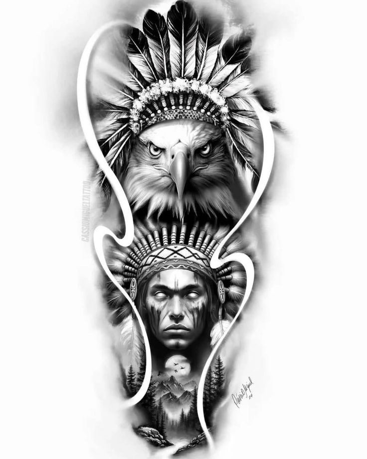 Pin by erion on Tattoos in 2025 | Native american tattoo designs, Native  american tattoo sleeve,