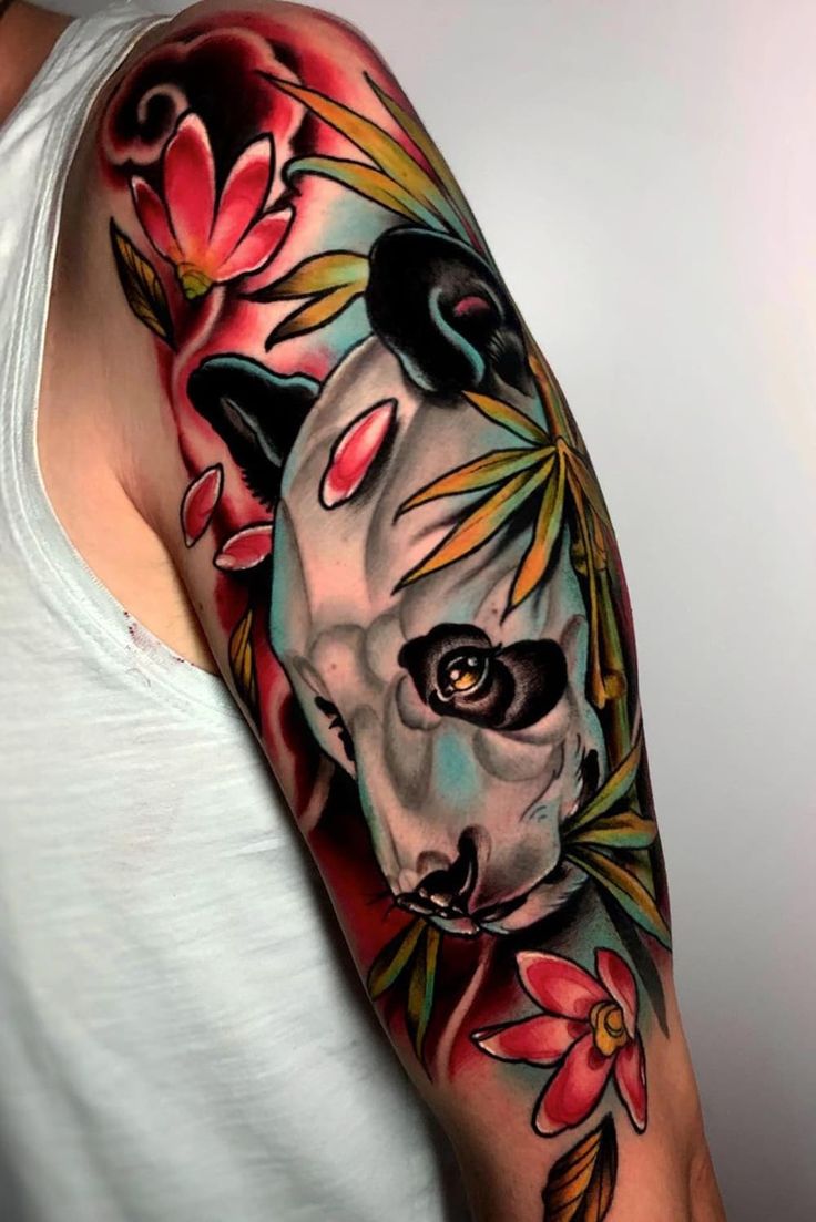 23 Lovely Panda Tattoo Designs