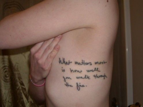 Literary Tattoo Ideas: Quotes From Books