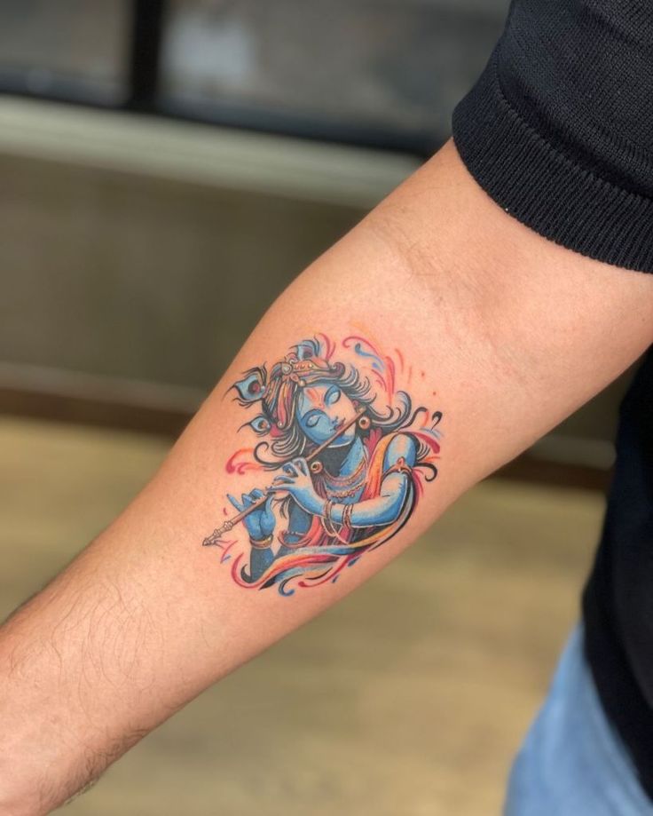 15+ Lord Shri Krishna Tattoo Designs and Meanings