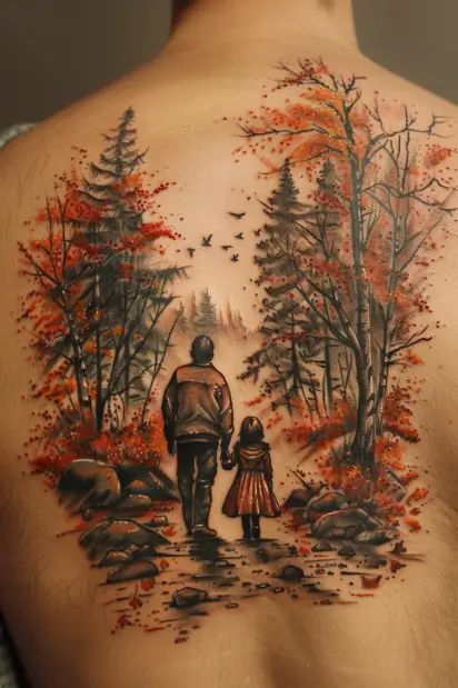 30+ Heartwarming Father and Daughters Tattoo Ideas For Lasting Memories