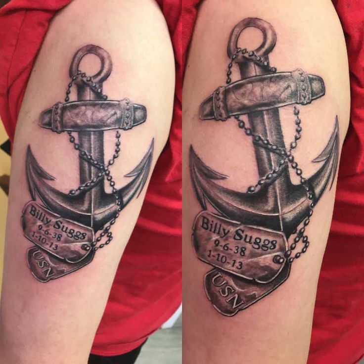 Navy Anchor Tattoo Ideas and Designs for Sailors