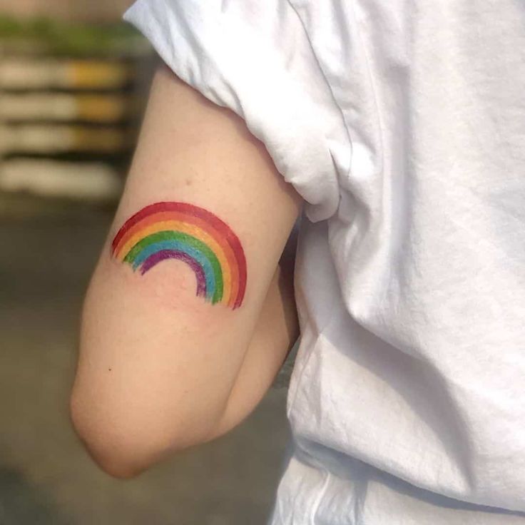 23 Rainbow Tattoo Design Examples for Pride Month and Beyond