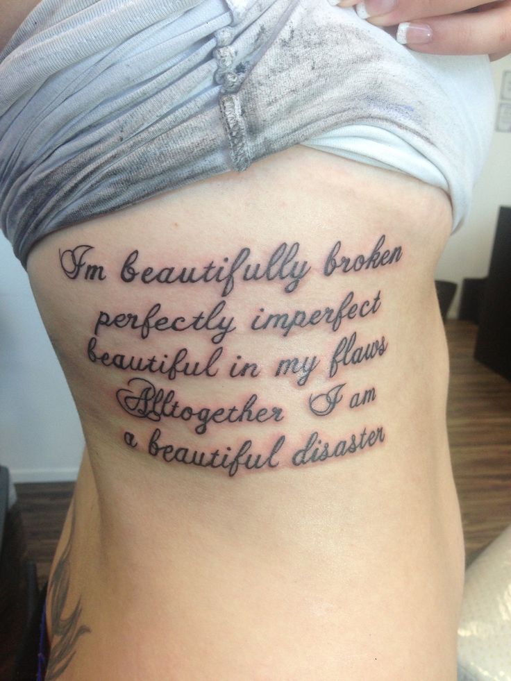 Beautiful disaster tattoo