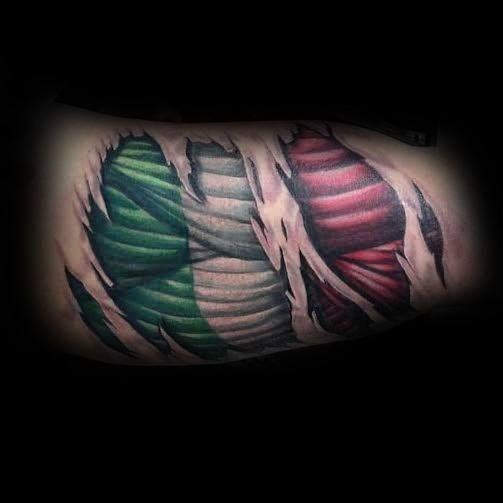 100 Amazing Italian Tattoo Design with Meaning, Ideas and Celebrities -  Body Art Guru | Tattoos for guys, Flag tattoo, Italian tattoos