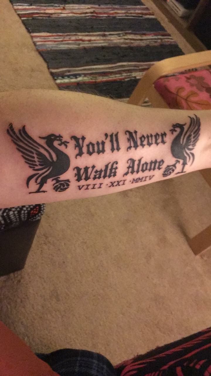 Tattoo | Liverpool tattoo, Liverpool fc tattoo, Ynwa tattoo