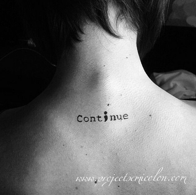 20 Beautiful Semicolon Tattoos That Raise Awareness for Mental Health