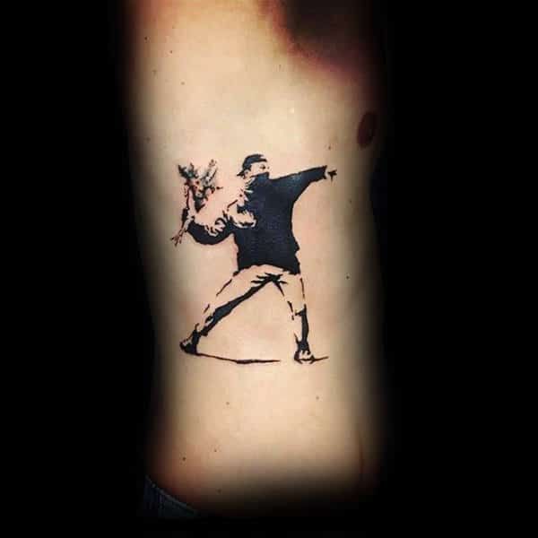 70 Unique Banksy Tattoos for Men