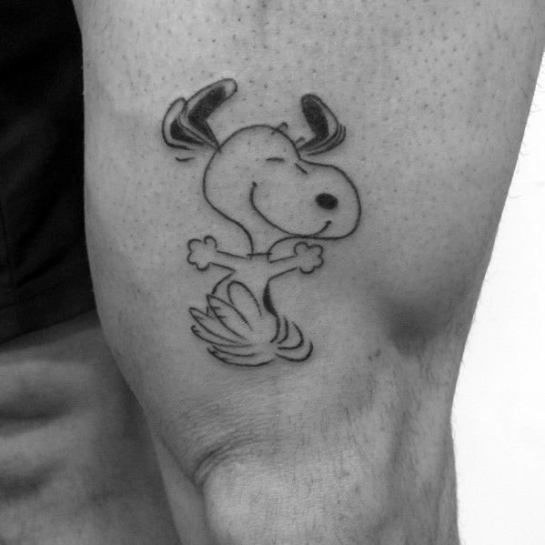 70 Cool Snoopy Tattoo Ideas for Men