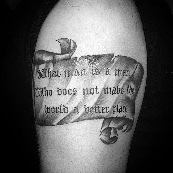 53 Scroll Tattoos for Men