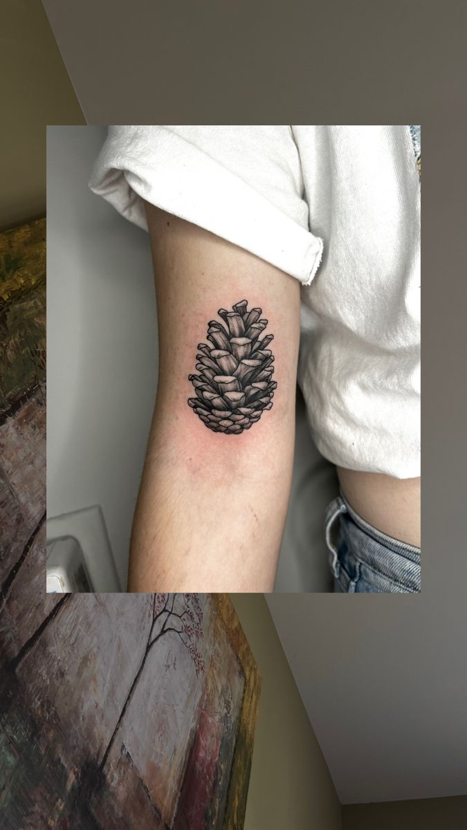 pinecone tattoo !!