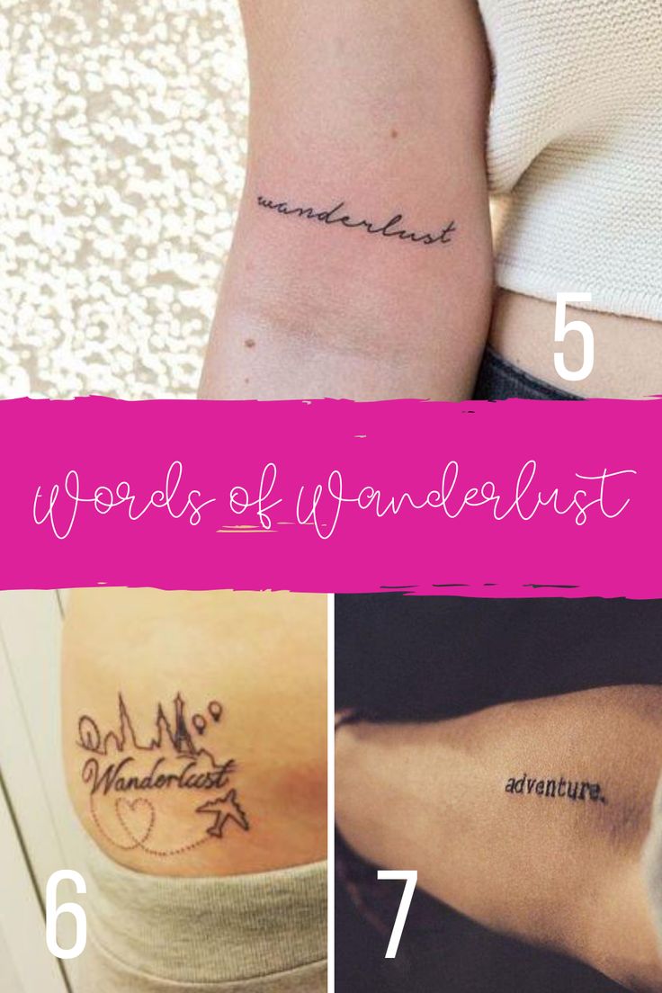 29 Wanderlust Tattoo Ideas for a Travelers Heart