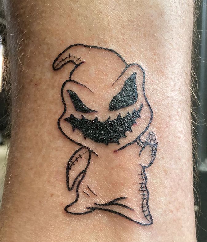 Mr Oogie Boogie White And Black Nightmare Before Christmas Tattoo: 155  Nightmare Before Christmas Ta
