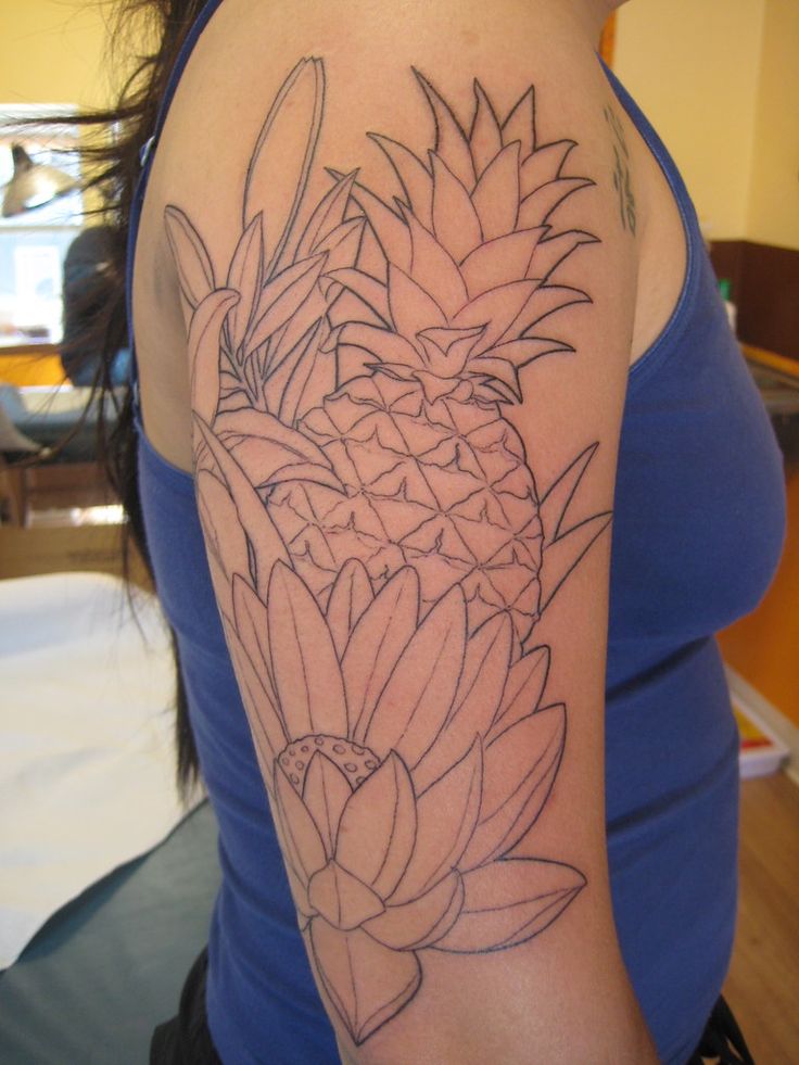 The Pineapple Tattoo: A Symbol Of Friendship And Hospitality - TattoosWin