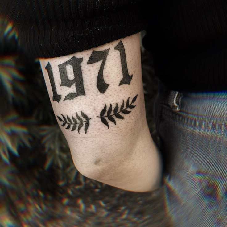 101 Amazing Number Tattoos For 2024!