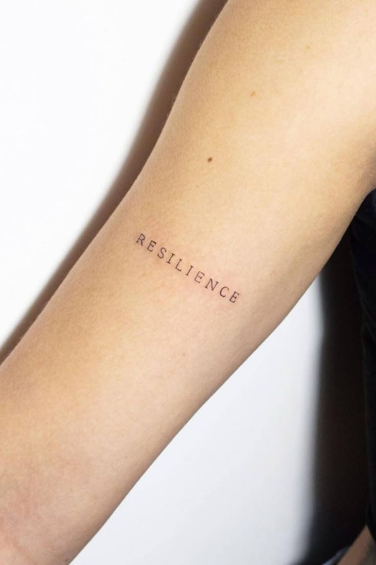 40 Meaningful One-Word Tattoo Ideas