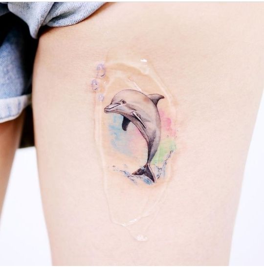 25 Interesting Dolphin Tattoo Designs - The XO Factor