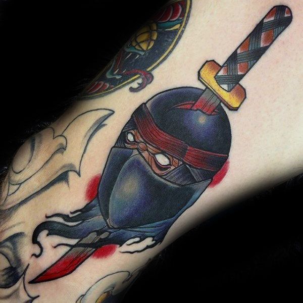 30 Traditional Ninja Tattoos for Men