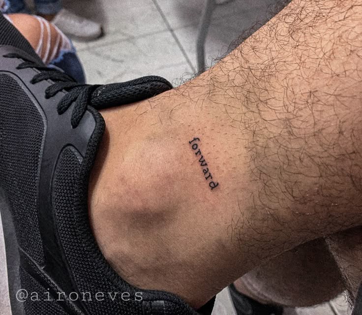Forward tattoo