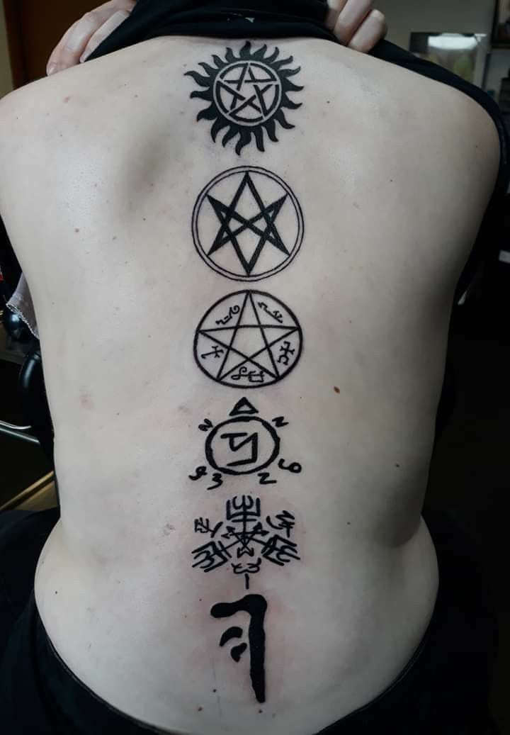 Pin by Lena on Body Art | Simple unique tattoos, Creative tattoos, Supernatural  tattoo