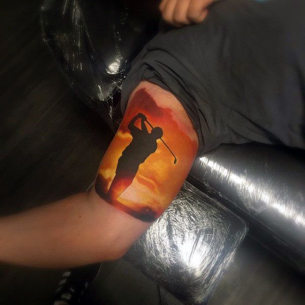 40 Spectacular Golf Tattoos for Men