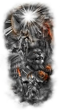 98 Killing your inner demon ideas | sleeve tattoos, archangel tattoo, angel  tattoo designs