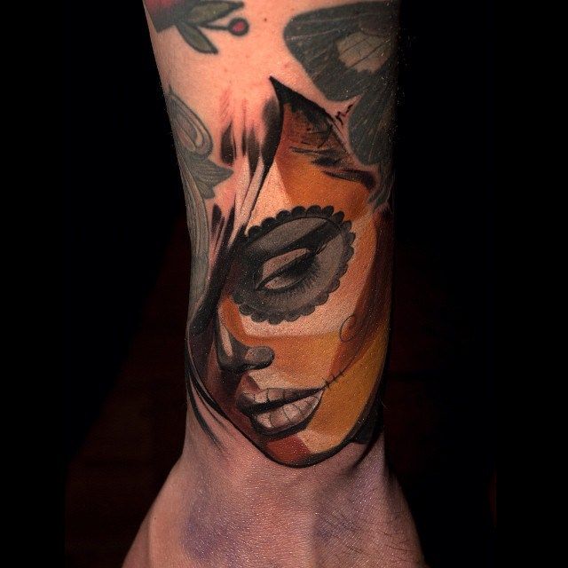 Santa Muerte tattoo by Halasz Matyas – Best Tattoo Ideas Gallery