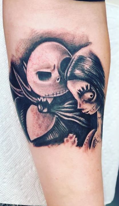 100+ Unique Jack and Sally Tattoos (The Nightmare Before Christmas) - Tattoo  Me Now