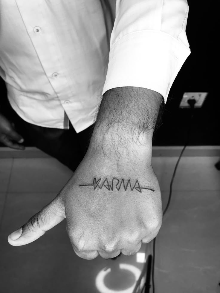 Karma tattoo