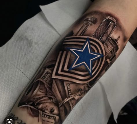 Dallas Cowboys Tattoos Men