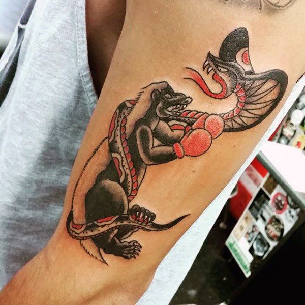 30 Honey Badger Tattoo Designs
