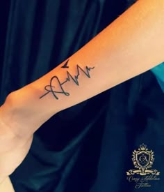 16 Heart rate tattoo and heartbeat tattoo ideas to save today | cool tattoos,  heart rate tattoo, tattoos and more