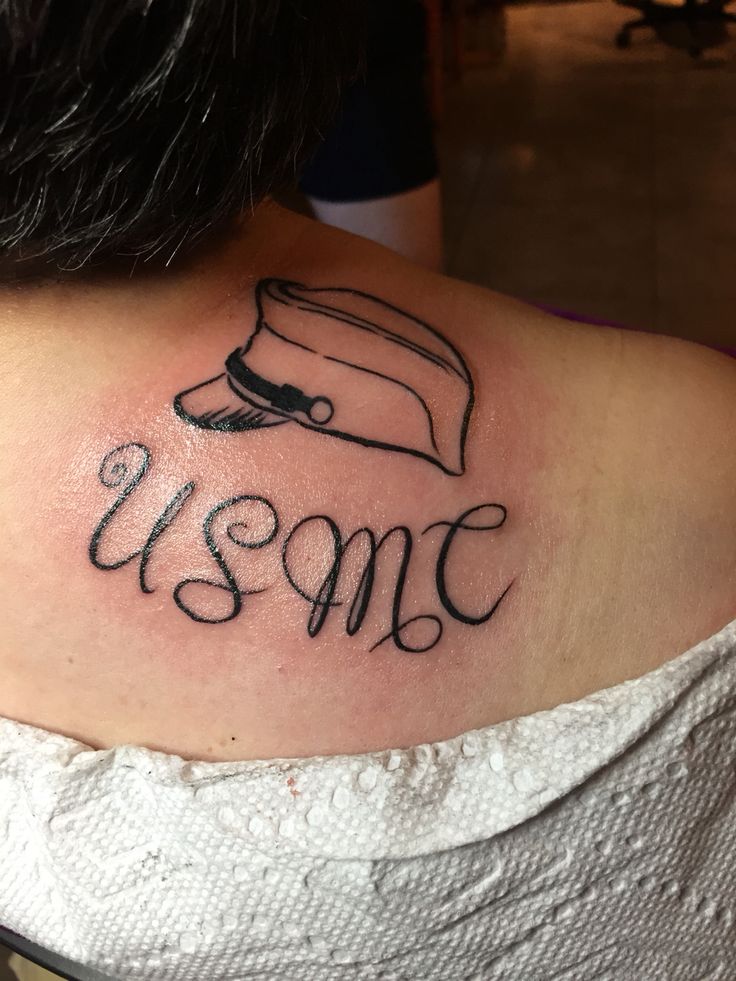 Female USMC tattoo #femalemarine #USMC