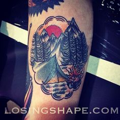 Camping tattoo: 29 camping tattoos ideas to save today | tattoos, cool  tattoos and more