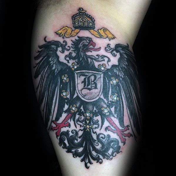 50 German Eagle Tattoo Designs for Men