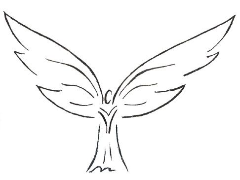 Small Angel Wings Tattoo