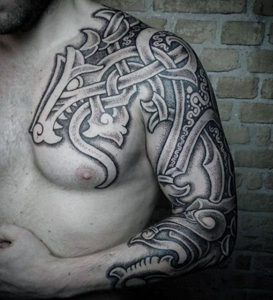 207 Cool Traditional Viking Tattoos for Men