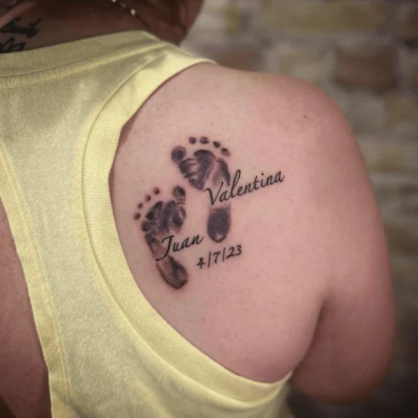 80+ Baby Footprint Tattoo Ideas To Celebrate Your Bundle Of Joy