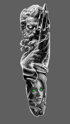 Hades Realistic Tattoo