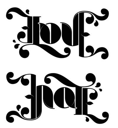 32 Ambigram Tattoo Designs That Will Make You Flip