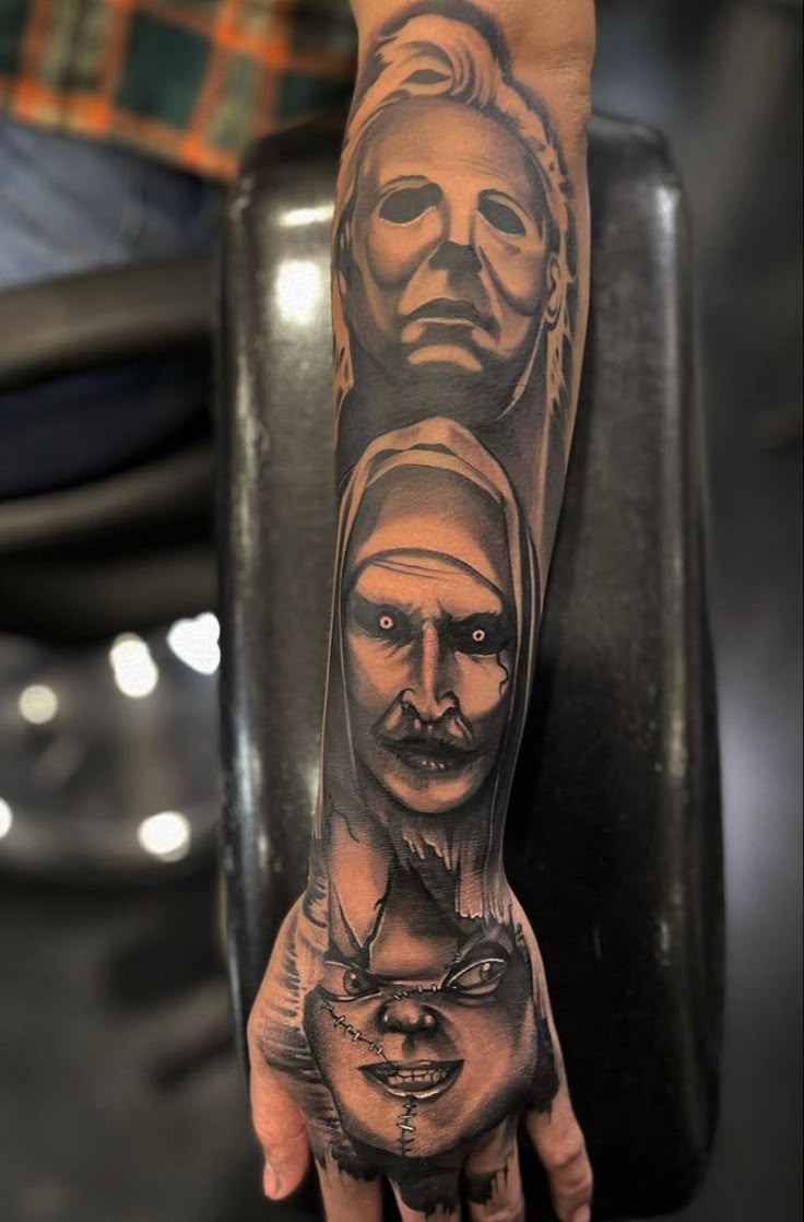 Pin by sajadacharter on Tattoos 🐐 | Movie tattoos, Horror movie tattoos, Scary  tattoos