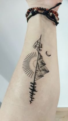Discover 230 Make It Beautiful and Mountain Tattoo Ideas | hiking tattoo, mountain and ocean tattoo ideas, small beach and mountain tattoo and more