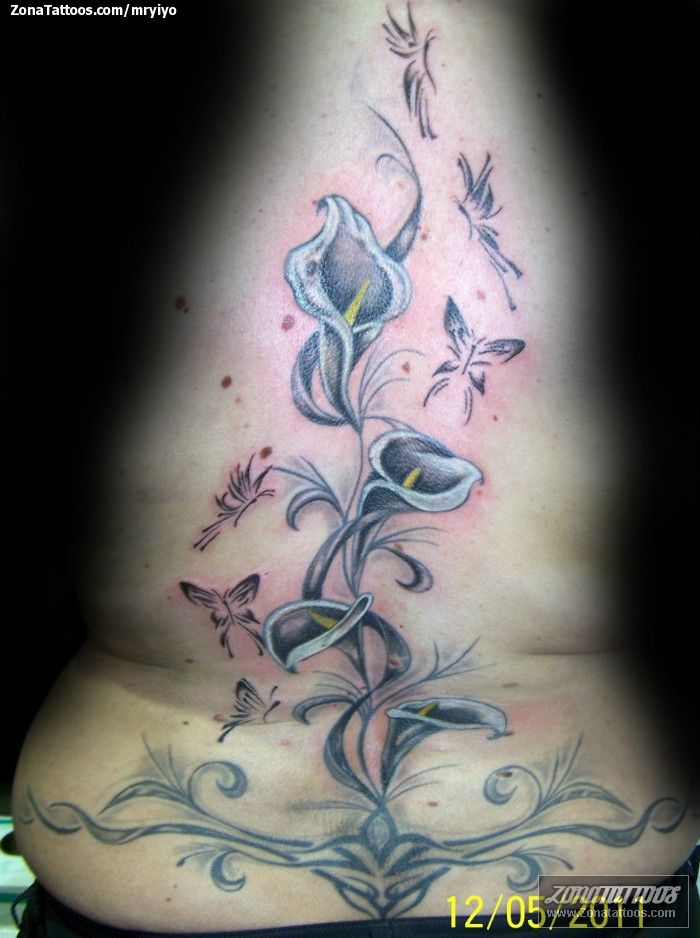 Image result for calla lily and lily tattoos