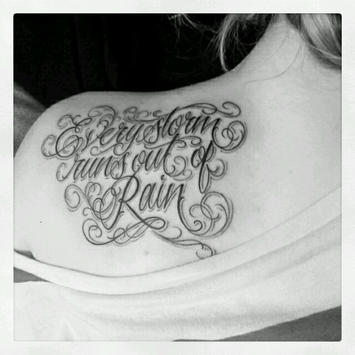 I have always wanted this tattooed! Every since I heard the song