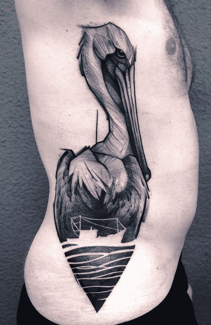 Pelican Tattoo Design Ideas Images